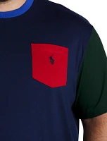 Colorblock Pocket T-Shirt