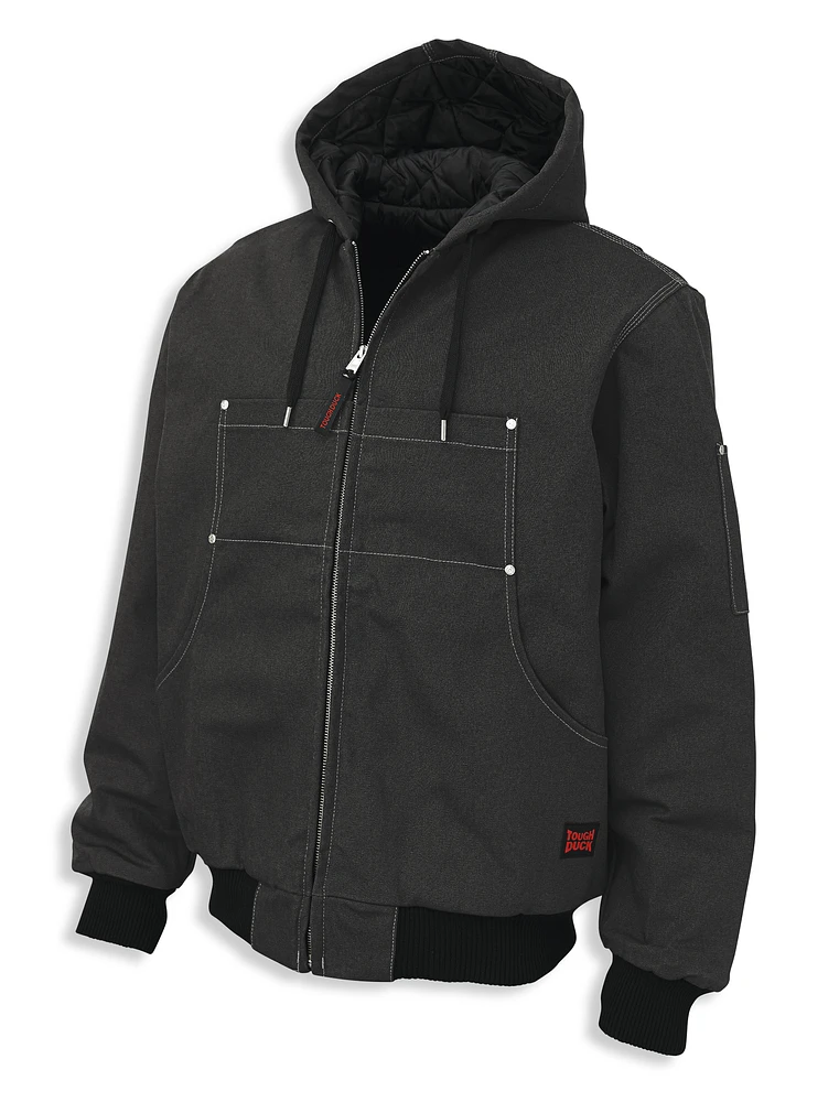 Hooded Bomber Jacket