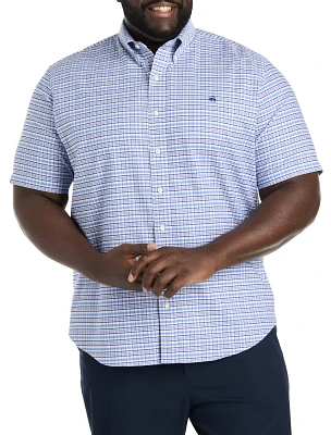 Non-Iron Plaid Oxford Sport Shirt