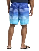 Ombré Striped Swim Shorts