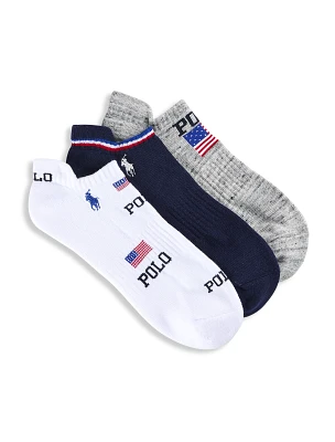 3-pk USA Low-Top Sport Socks