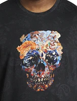 Scrolling Skull Graphic Tee