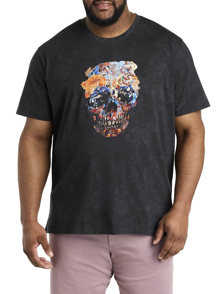 Scrolling Skull Graphic Tee