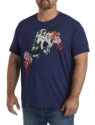 Skull Rose King Graphic Tee