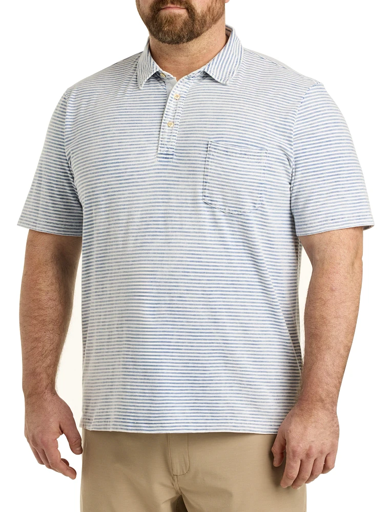 Faherty Sunwashed Indigo Polo Shirt