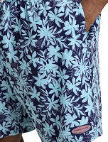 Floral Print Chappy Swim Trunks