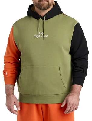 Colorblocked Camo Double-Knit Hoodie