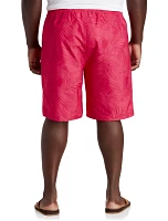 Two-Tone Floral Swim Trunks