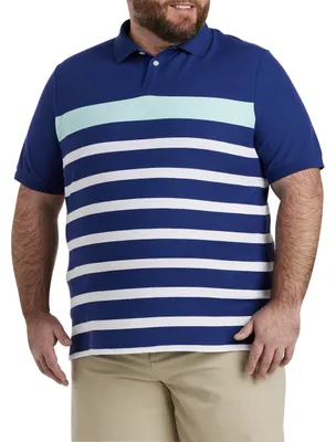 Island Paradise Stripe Polo Shirt