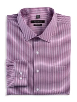 Performance Stretch Mini Check Dress Shirt