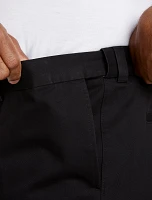 Flat-Front Twill Pants