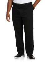 Flat-Front Twill Pants