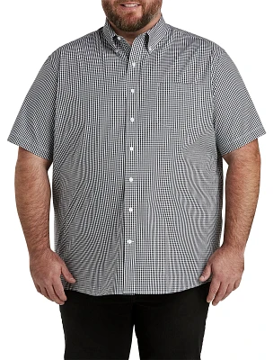Gingham Poplin Short-Sleeve Sport Shirt