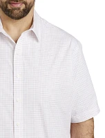 Space-Dyed Check Sport Shirt