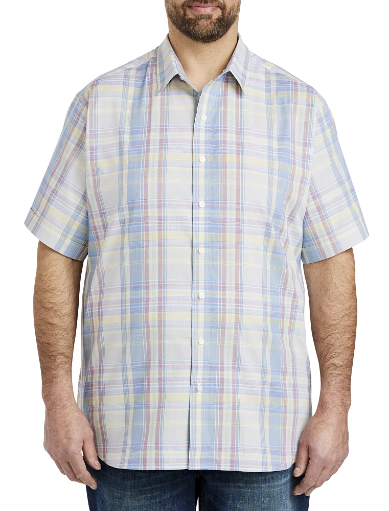 Multi Large Plaid Sport Shirt