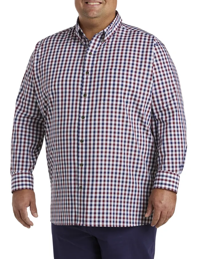 Harbor Bay Easy-Care Plaid Sport Shirt