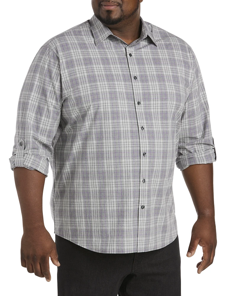 Large Plaid Sport Shirt