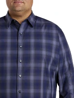 Ombre Plaid Sport Shirt