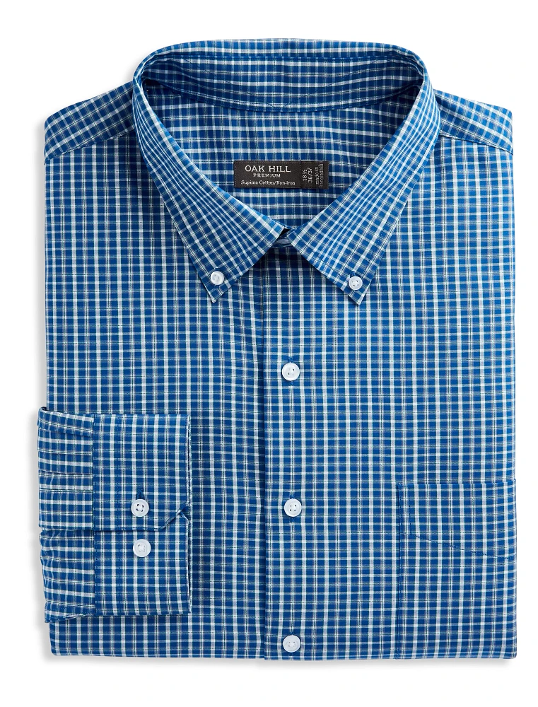 Premium Plaid Dress Shirt