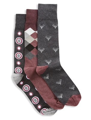 3-pk Winter Days Socks