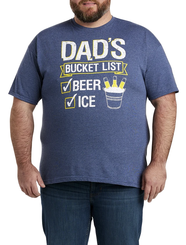 Dad's Bucket List Graphic Tee