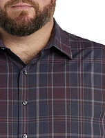 Large Plaid Sport Shirt