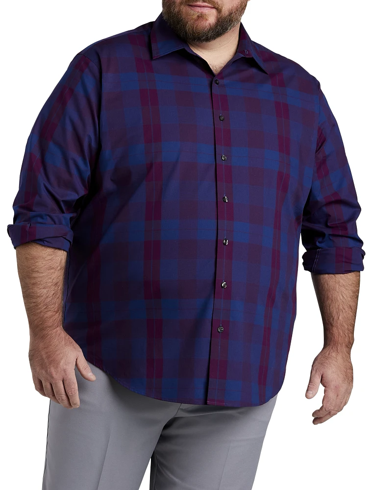 Large Plaid Sport Shirt