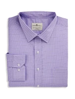 Grid Patterned Dress Shirt