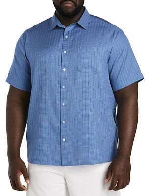 Microfiber Grid Sport Shirt