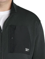 Front-Zip Fleece Sweatshirt