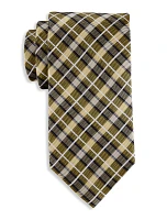 Spring Time Plaid Silk Tie