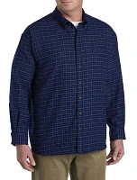 Small Plaid Flannel Sport Shirt