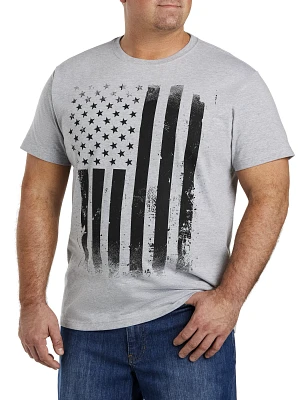 Black and White Flag Graphic Tee
