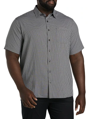 Microfiber Small Check Sport Shirt