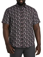 Floral Microfiber Sport Shirt