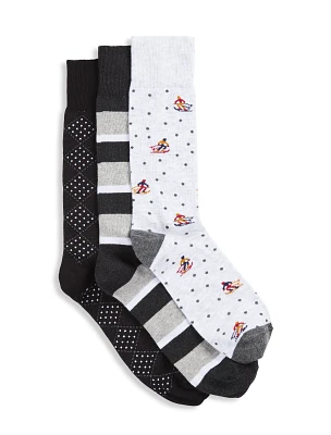 3-pk Hit The Slopes Socks