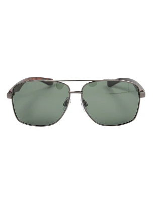 Rectangular Polarized Smoke Lens Sunglasses