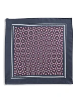 Premium Geometric Silk Pocket Square