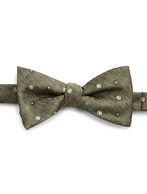 Textured Dot Bow Tie