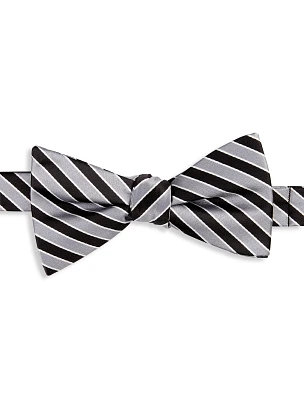 Bold Striped Bow Tie