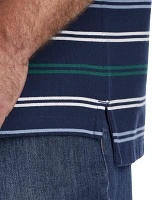 Triple-Striped Polo Shirt