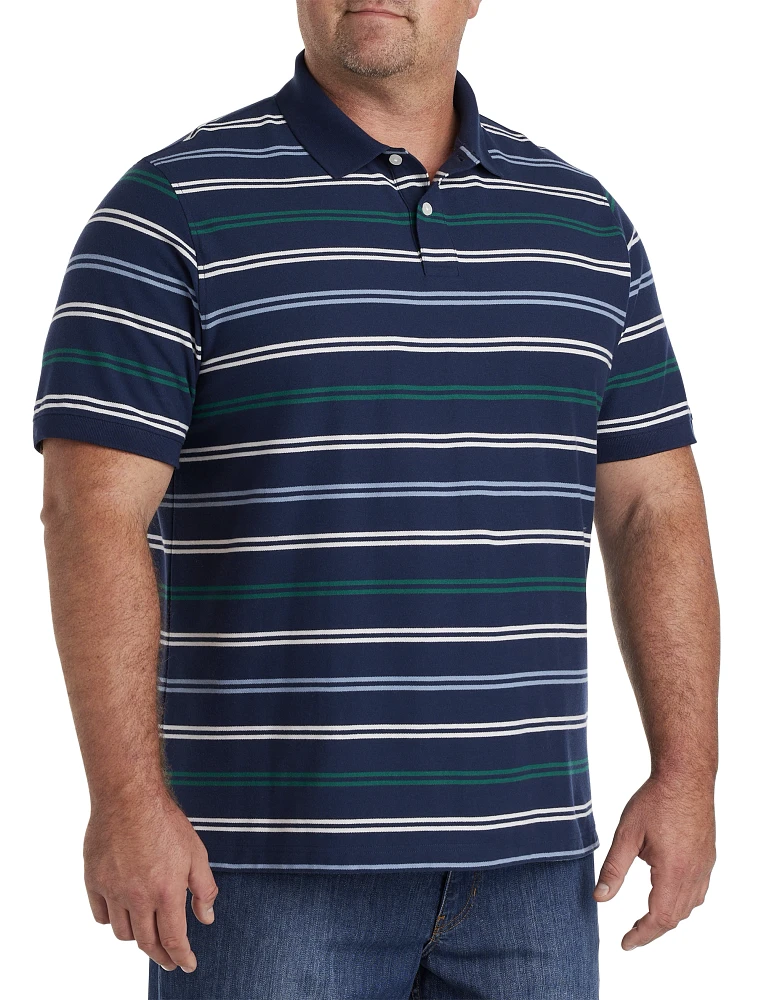 Triple-Striped Polo Shirt