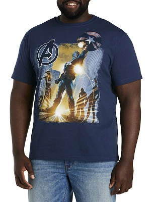 Avengers Silhouette Graphic Tee