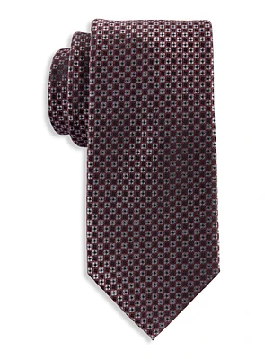 Square Geometric Print Tie