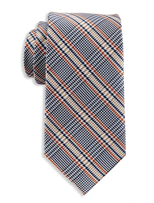 Micro Plaid Tie