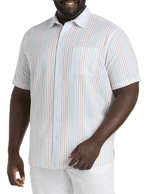 Seersucker Multi Stripe Sport Shirt