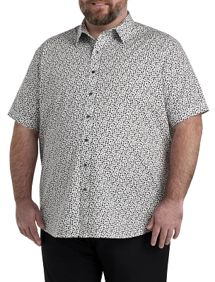 Geometric Print Sport Shirt