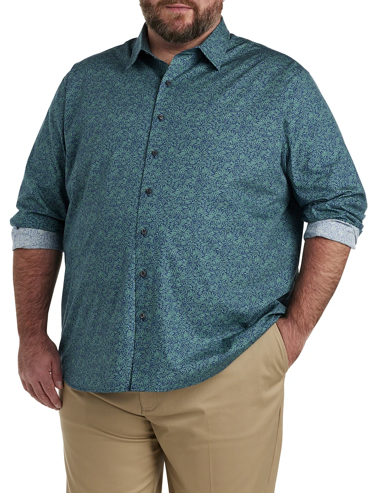 Floral Print Sport Shirt