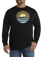 Sun Logo Long-Sleeve Graphic Tee