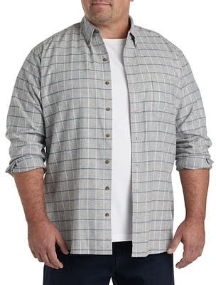 Plaid Flannel Sport Shirt